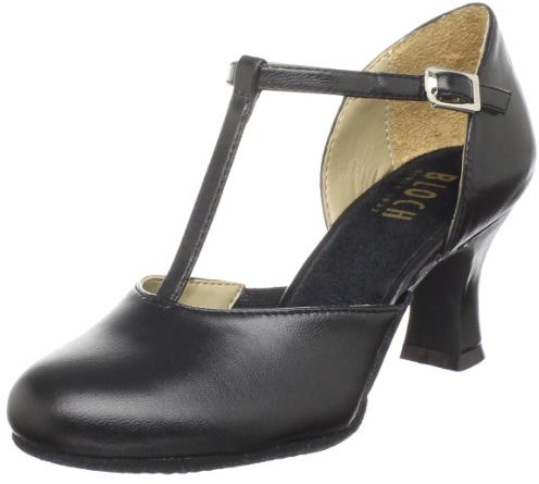 Bloch Gepolsterte Innensohle für Damen, Wildleder-Vorfuß-Laufsohle, kurzer Schaft mit elastischem Einsatz, hervorragende Passform, Schwarz, 42.5 EU