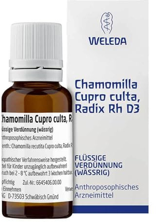 CHAMOMILLA CUPRO culta Radix Rh D 3 Dilution 20 ml