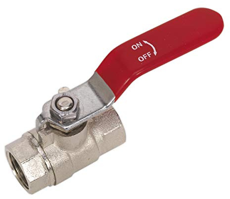 Sealey Sa907 Lever Ball Valve 3/8In Bsp (F) X 3/8In Bsp (F)
