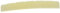 KAISH Curved 42mm Unbleached Pure Bone Nut Guitar Slotted Bone Nut for Strat/Tele 42x3.2mm
