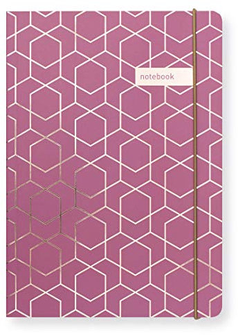 Matilda Linton Myres Notebook – Rose Gold Folie Plum