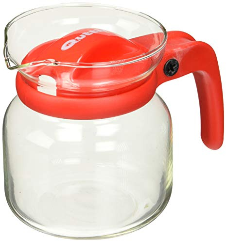 Quttin 63264 Jarra Cafetera Cristal, 350 ml, Colores Surtidos