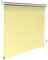 Sonnenschutz-HH® - Mini Thermo Verdunkelungsrollo Thermorollo Minirollo Rollo KLEMMFIX Seitenzugrollo Kettenzugrollo inkl. Klemmträger ohne Bohren - Außenmaß Breite 55 x 160 cm Höhe - hellgelb