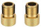 2Pcs Messing Presta zu Schrader Bike Valve Adapter Adapter Konverter