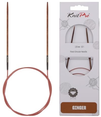 KnitPro Ginger Fixed Circular Needles 16 (40cm) | 2.25mm