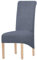 KELUINA XL Stuhlhussen,Universal Stretch Stuhlhussen 2er 4er 6er Set Stuhlbezug für Stuhl Esszimmer(Grau,4 Stück)