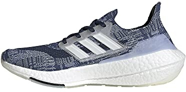 adidas Herren Ultraboost-21 Laufschuhe, Crew Blue/White/Crew Navy, 41 EU