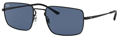 Ray-Ban Unisex Rb3669 Sonnenbrille, Schwarz/Dunkelblau, 0