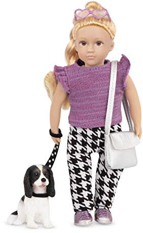 Lori - Heather & Nugget - Mini-Puppe & Spielzeughund - Spielset mit Outfit, Tier und Zubehör - Spielset für Kinder - 3 Jahre +
