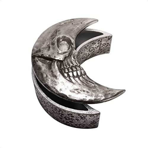 Alchemy England Totenkopf Moon Unisex Behälter Farbe Silber Polyresin