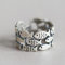 HCMA Silberringe für Frauen reizender Fisch Verstellbarer Ring Silberschmuck