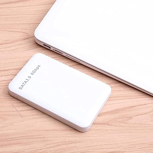 Disque dur externe pour disque dur 1 To / 500 Go / 120 Go USB 3.0 portable de sauvegarde pour PC, ordinateur portable, ordinateur de bureau, MacBook, Xbox One, PS4, Smart TV (60 Go, blanc)