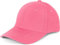 styleBREAKER Unisex 6-Panel Baseball Cap | gebürstete Baumwolle | Klettverschluss verstellbar | einfarbiges Basecap für Damen und Herren, Farbe:Koralle
