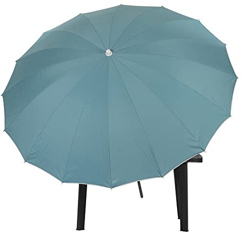 URBNLIVING 2.4m Round Outdoor Garden Sun Shade Parasol Canopy (Teal)