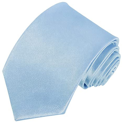 Men Ties Solid Color Neck Tie for Men Wedding Business Formal Neckties (Light Blue)