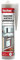 Silicone acetico Fischer 507189 Bianco ml280 - Silicone sigillante multiuso monocomponente antimuffa