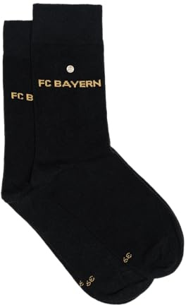 FC Bayern München I Business Socken 2er-Set I Unisex I Schwarz | Offizieller FC Bayern München Fanartikel, Fußball, Bundesliga