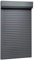 Rollladen Aluminium, ZEYUAN Aussenrolladen, Schrank Rollo, Außenrollo, Sonnenschutzrollo Außen, 100 x 210 cm Anthrazit