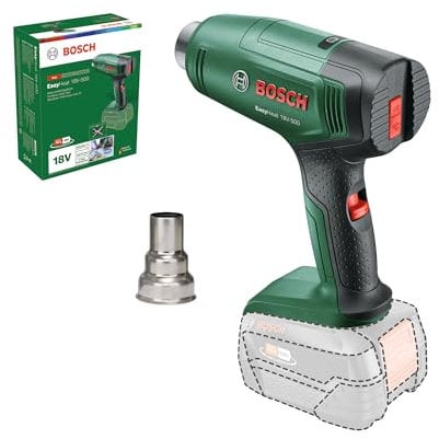 Bosch 18V System pistola de aire caliente EasyHeat a batería 18V-500 (incl. boquilla reductora)