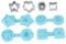 Yusat Flower Fondant Cutter 4 Sets Fondant Chocolate Mould Silicone Baking Mould Cookie Cutter with Cutter Flower Fondant Plunger Hydrangea Silicone Mould