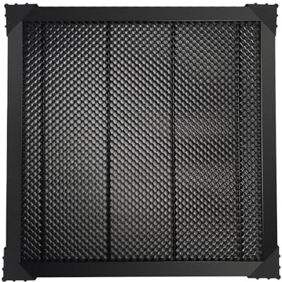 LASER TREE Mesa de nido de abeja para máquina de grabado láser, encimera láser de nido de abeja 400x400x22mm, protección de la mesa con placa de aluminio, compatible con varias máquinas de grabado