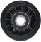 Spares2go Flat Idler Pulley for Mountfield Lawnmower Tractor