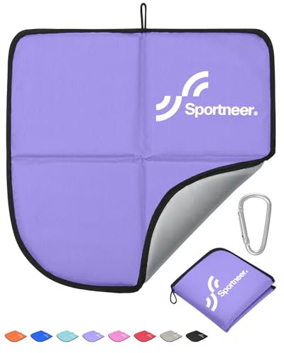 Sportneer Tappetino Pieghevole, Cuscino per Seduta da Esterno Pieghevole, Cuscino Stadio Pieghevole, Tappetino da Campeggio Impermeabile per Escursionismo Turismo Campeggio Parco Picnic