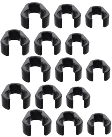 ULDIGI 15pcs Microphone Cable Clips Cable Organizer for Mic Stand Home Studio Use Small Medium Large Sizes