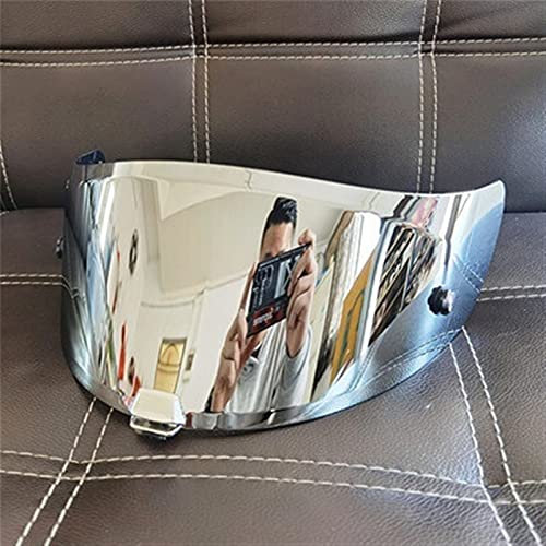 Visiere per casco , Adatto Compatible with HJ-26. Lenti di Venom si adattano H-JC RPHA 11 & RPHA 70 Ca-sco Moto Publicie in forma Compatible with Capacete de Moto Accessori Compatible with moto(Silver