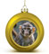 Weihnachtskugel-Ornamente mit großen Augen, Affe, hängende Weihnachtsbaumkugeln, goldene Weihnachtskugeln, Ornamente für Urlaub, Party, Dekoration, Heimdekoration