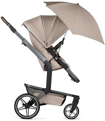 Joolz Sonnenschirm – Kinderwagen-Zubehör mit UV-Schutzfaktor 50+, flexible Positionierung, einfache Passform für alle Joolz Kinderwagen, stilvolles und langlebiges Design, Sandy Taupe