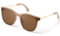 kunchu Sonnenbrille-Damen-Groß-Brillert-Frauen-Retro-Square -Trendy- Klassisch-UV400-Schutz-Ultraleicht-Runde