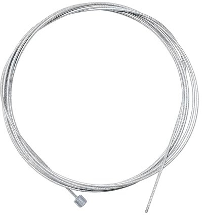 Qrity 1 Pièces Câble de Vitesse de Vélo, Câble de Manette de Vitesse 2,1 Mètres Long, Câble de Vélo Dérailleurs per Arrière, pour Vélo de Montagne et de Route