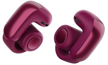 Bose Ultra Open Bluetooth Earbuds with OpenAudio Technology, Open Ear Wireless Earbuds, Up to 48 Hours of Battery Life, Deep Plum - Limited Edition