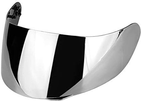 Helmobjektiv Visier, Vollgesichtspflicht für AGV K5, Robuster Schutz, Einfacher Austausch, PC -Material, Motorradlinsenvisier, Anti -Nebel, Anti -Scratch (Versilbert)