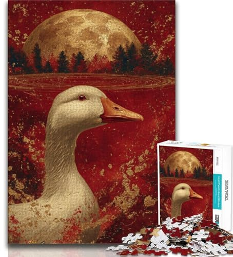 Puzzle 1000 Teile für Teenager Fantasy Duck Teenager Jigsaw Lernpuzzle ganze Familie 38x26cm