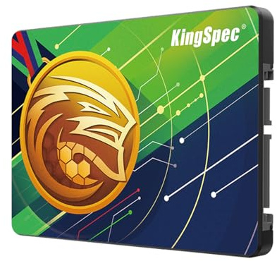 KingSpec SSD interno SATA III da 2,5, edizione Championship, fino a 560 MB/s di lettura, flash NAND 3D, ideale per vecchi laptop/desktop e console di gioco (2 TB)