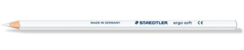 STAEDTLER 157-0 Ergosoft Farbstift - Weiß (12er Pack)