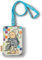Nici 35125 - Handytasche Jolly Logan Nylon/Plüsch 8 x 12 cm, beige/Grey