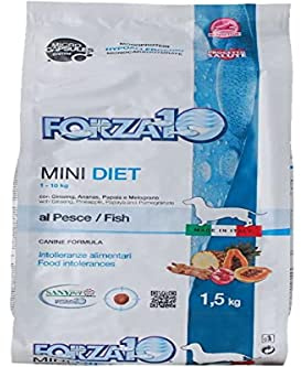 Forza 10 Mini Dieta Pesce Secco Cane kg. 1,5 - Mangime Secco per crocchette di Cani