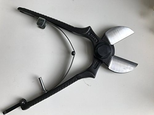 Lisam 2/B - Cesoie professionali da giardino e alberi ultra leggere con doppia lama, 19 cm