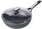 Pyrex Original + Schmorpfanne mit gesunder Antihaftbeschichtung - für alle Herdarten einschließlich Induktion - Aluminium - Quarzgrau - 26 cm