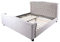 unbekannt Englisches Ehebett Chesterfield Bett Polsterbett hohes Kopfteil 180x200cm fha026 Palazzo Exklusiv
