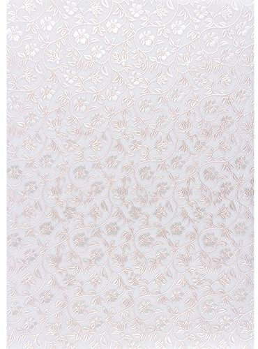 Ideen mit Herz Premium-Transparentpapiere, Nova Noblesse mit Top-Prägung & Perlmuttlack, DIN A4, 5 Bogen (apricot, Design 09)