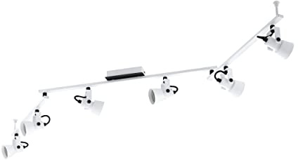 EGLO Deckenlampe Trillo, Deckenleuchte mit 6 schwenkbaren Spots