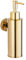 BGL - Dispenser di sapone in acciaio inox 304 da parete per decorazione (rotondo, oro)