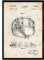 Nacnic Poster Drum-Patent. Blatt mit altem Design-Patent in der Größe A3 und Vintage-Hintergrund