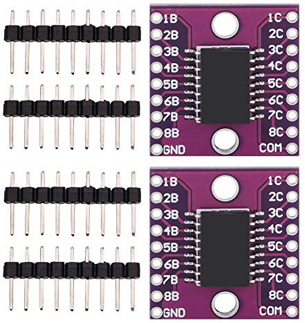 Fafeicy ULN2803A Darlington Transistor Arrays Treibermodul, 50 V 500 mA Hochstromspannungstreiber, Hochstandsspannung und Hochstrom, zum Schalten induktiver Lasten (1)