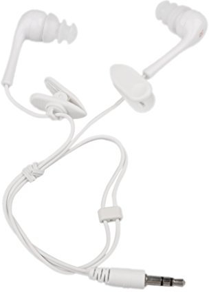 LOVIVER Cuffie per Auricolari IPX8 Impermeabili con Audio Subacqueo Sportivo da 3,5 Mm per MP3, Bianca