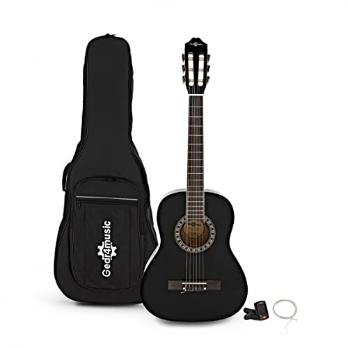 Pacchetto con Chitarra Classica 3/4, Nero, di Gear4music